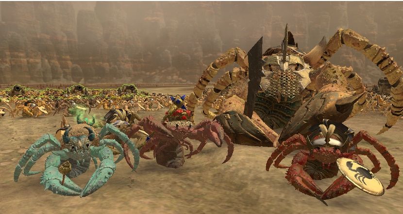 В Total War: Warhammer 3 теперь можно играть за уникальную империю крабов с собственными механиками, лором и гигантскими крабообразными юнитами благодаря новому моду.