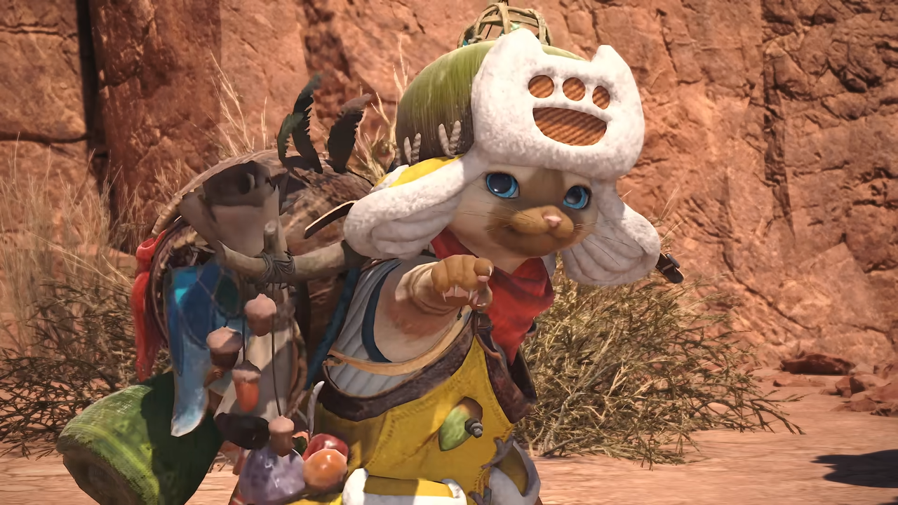 Новая коллаборация Final Fantasy 14 с Monster Hunter станет более 