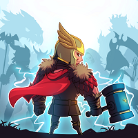 Взлом Thor : War of Tapnarok + МОД слабые враги